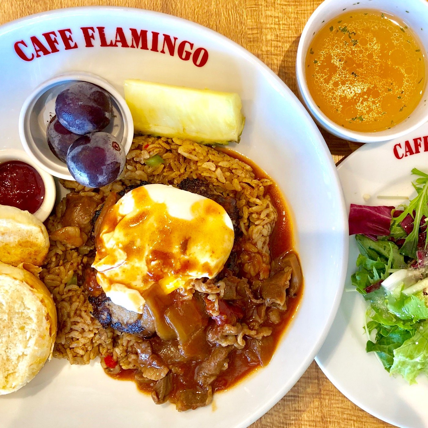 ロコモコとタピオカでテンション上がる カフェ フラミンゴ 矢巾町 食事 盛岡市 滝沢市周辺のご当地紹介ブログ ホームページ制作のクリケット Creative Rocket