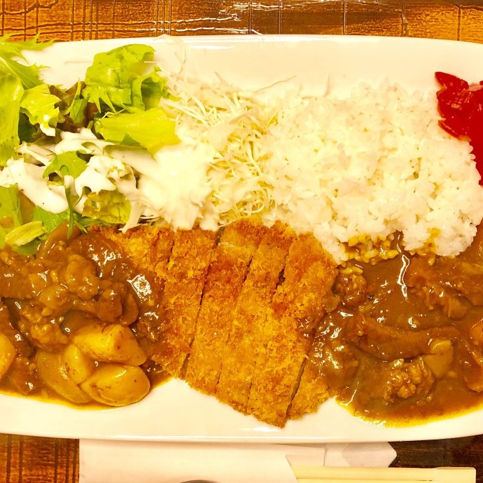 カツカレー(ごろすけほーほー)