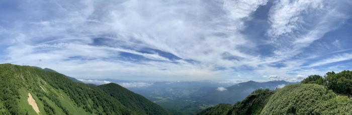 展望台からのお空のパノラマ