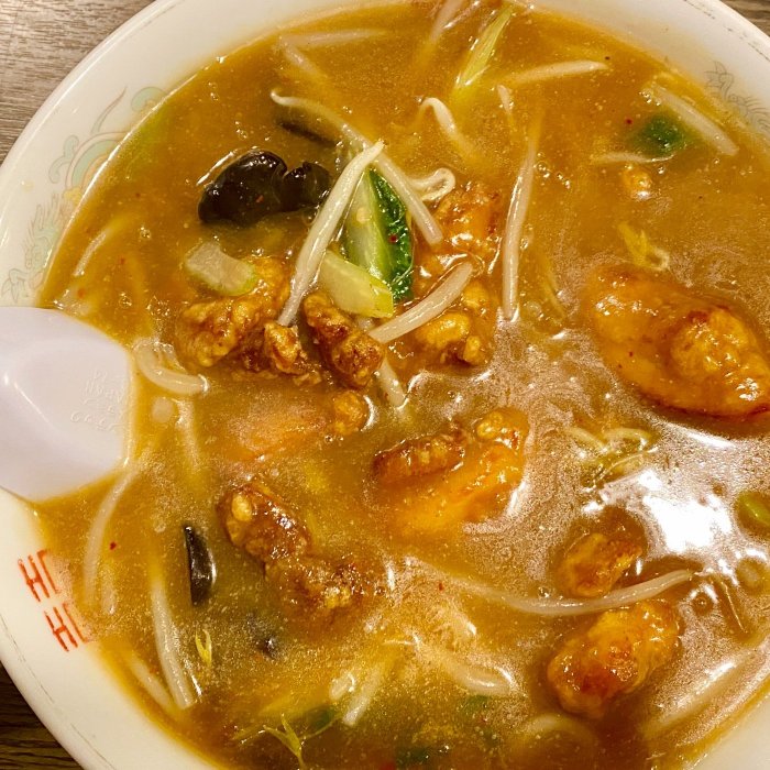 ごはん屋 山ひろ｜暑い日も寒い日もおすすめしたい唐揚げあんかけラーメン【滝沢市牧野林】